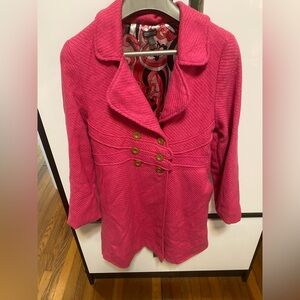 Kenneth Cole Reaction Magenta Pink Pre-Teen Sized Coat